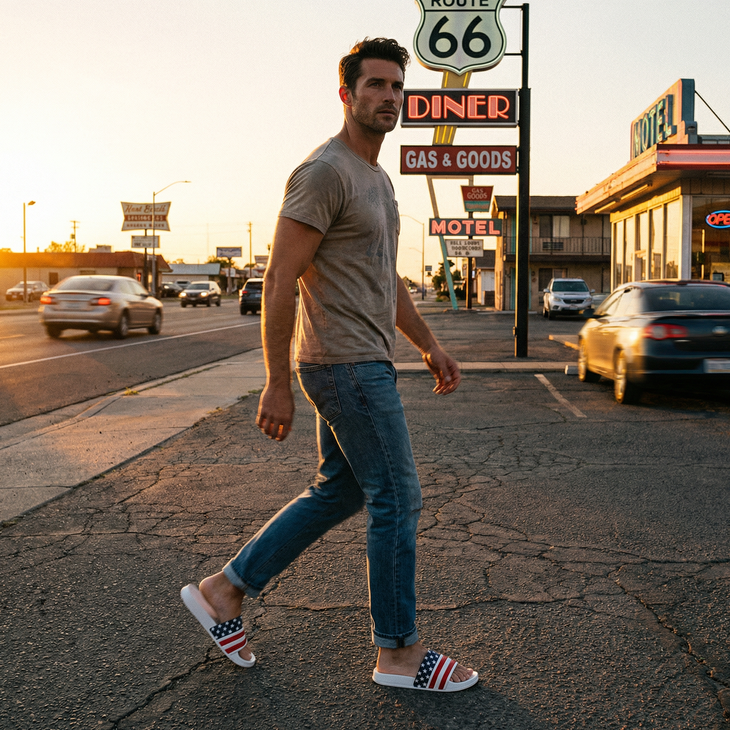 Stars & Stride Slides