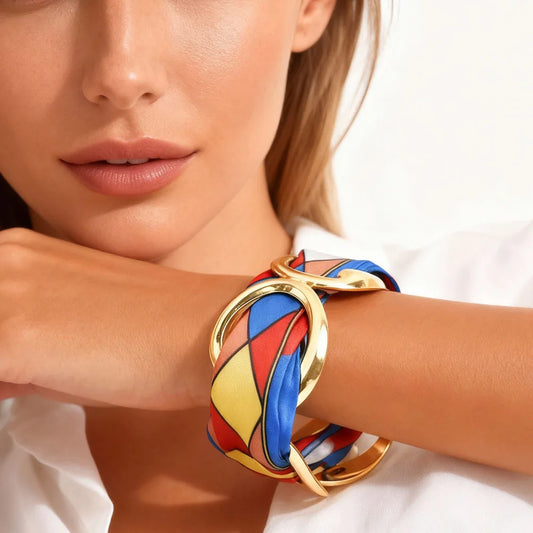 Amelie Silk Bangle
