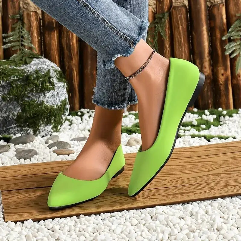 Liora Pop Suede Flats