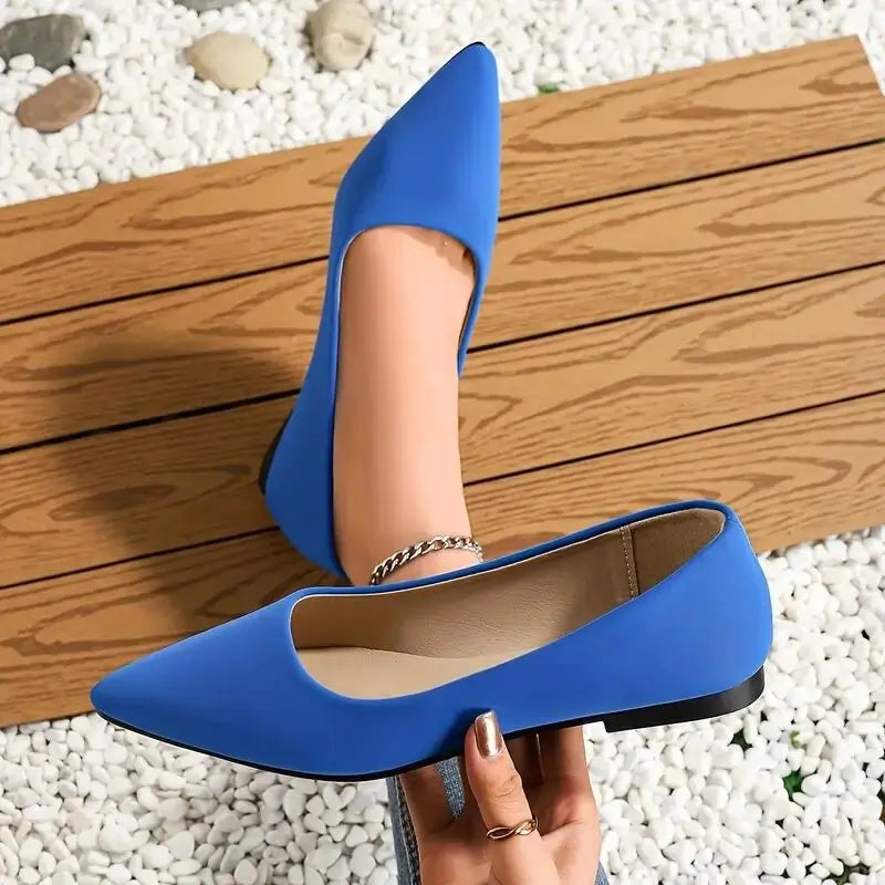 Liora Pop Suede Flats