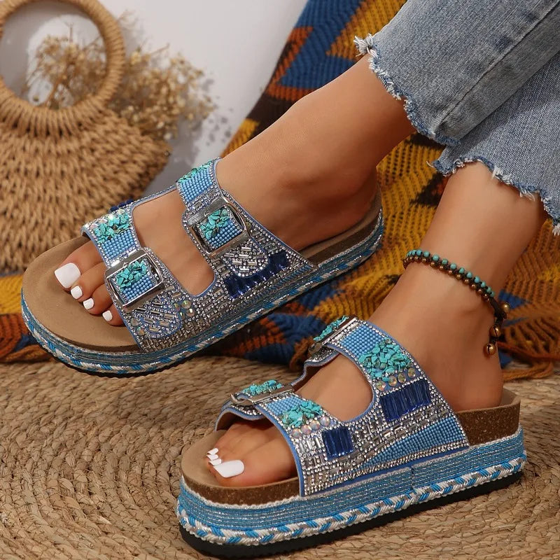 Azura Rhinestone Sandals