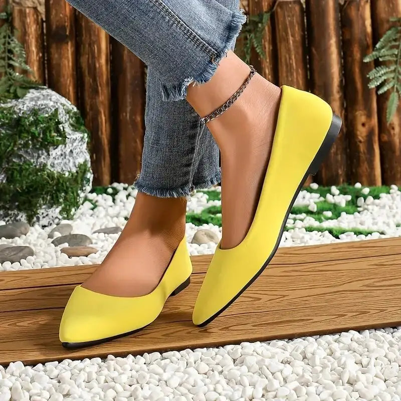 Liora Pop Suede Flats