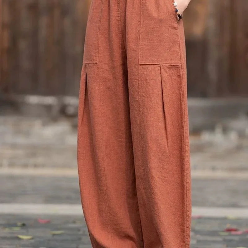 Luna Cotton Linen Pants