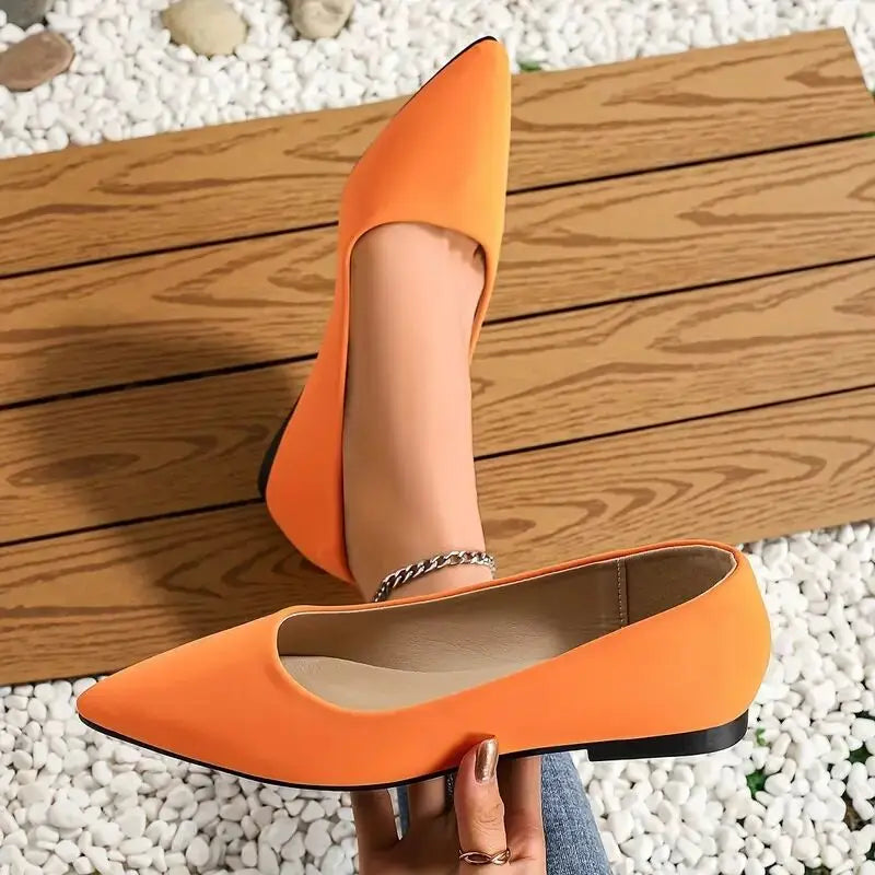 Liora Pop Suede Flats